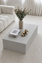Felicity Ash Grey Speckled Microconcrete Coffee Table