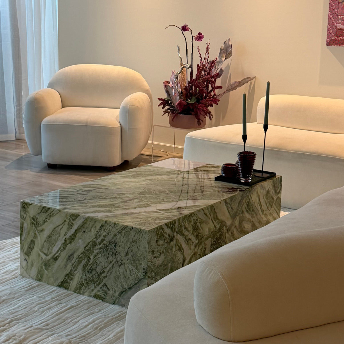 Make Your Space Stand Out with a Sculptural Amazon Green Coffee Table ...