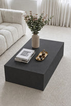 Felicity Midnight Grey Microconcrete Coffee Table