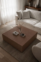 Felicity Mocha Microconcrete Coffee Table