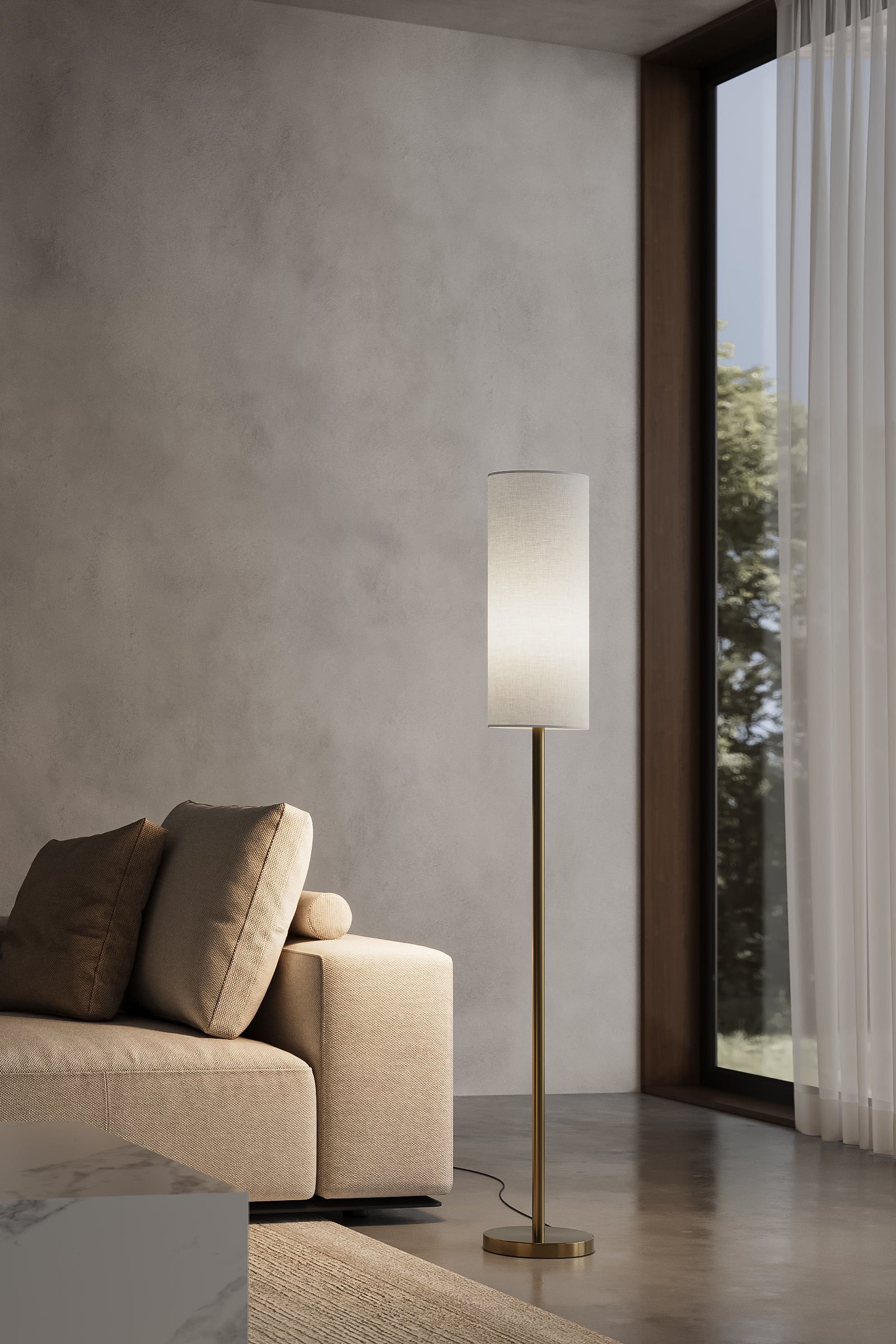 Lumen Tower Floor Lamp