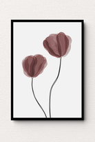 Taco Tulip Floral Abstract Wall Art I FAI12 