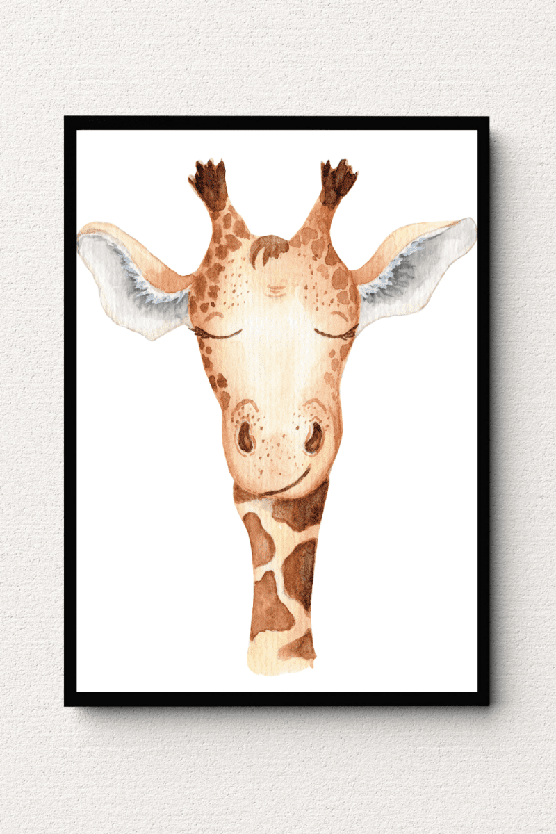 Graceful Giraffe Wall Art FAI12 