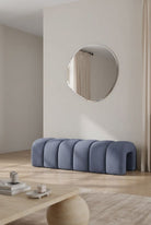 Graciell Dusty Blue Bench
