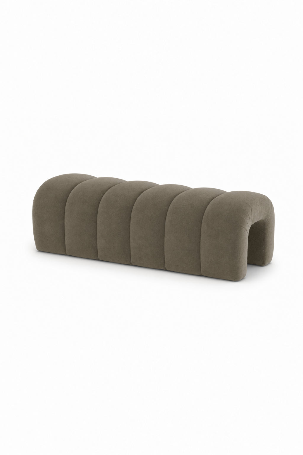 Graciell Greyish Green Bench