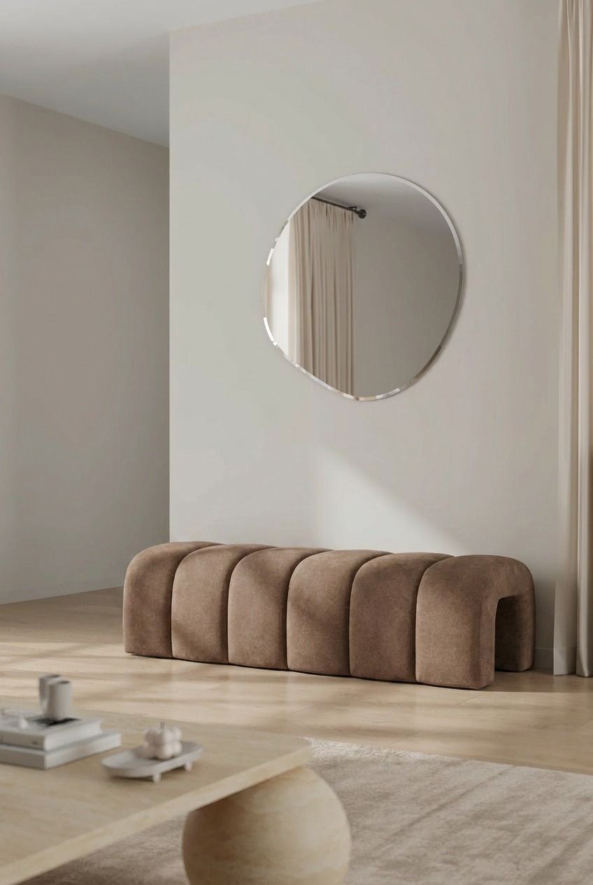 Graciell Light Brown Bench