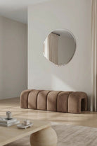 Graciell Light Brown Bench