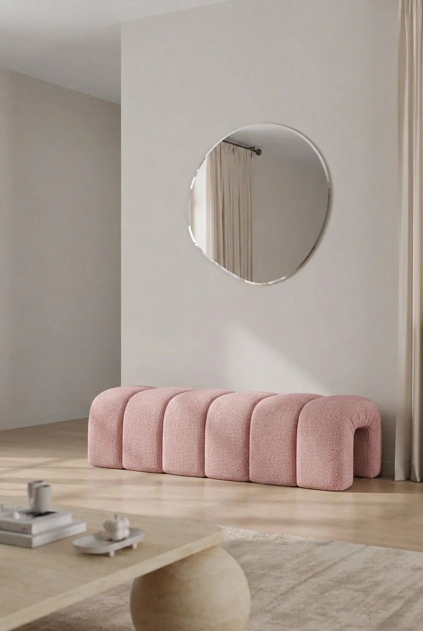 Graciell Mink Blush Bench
