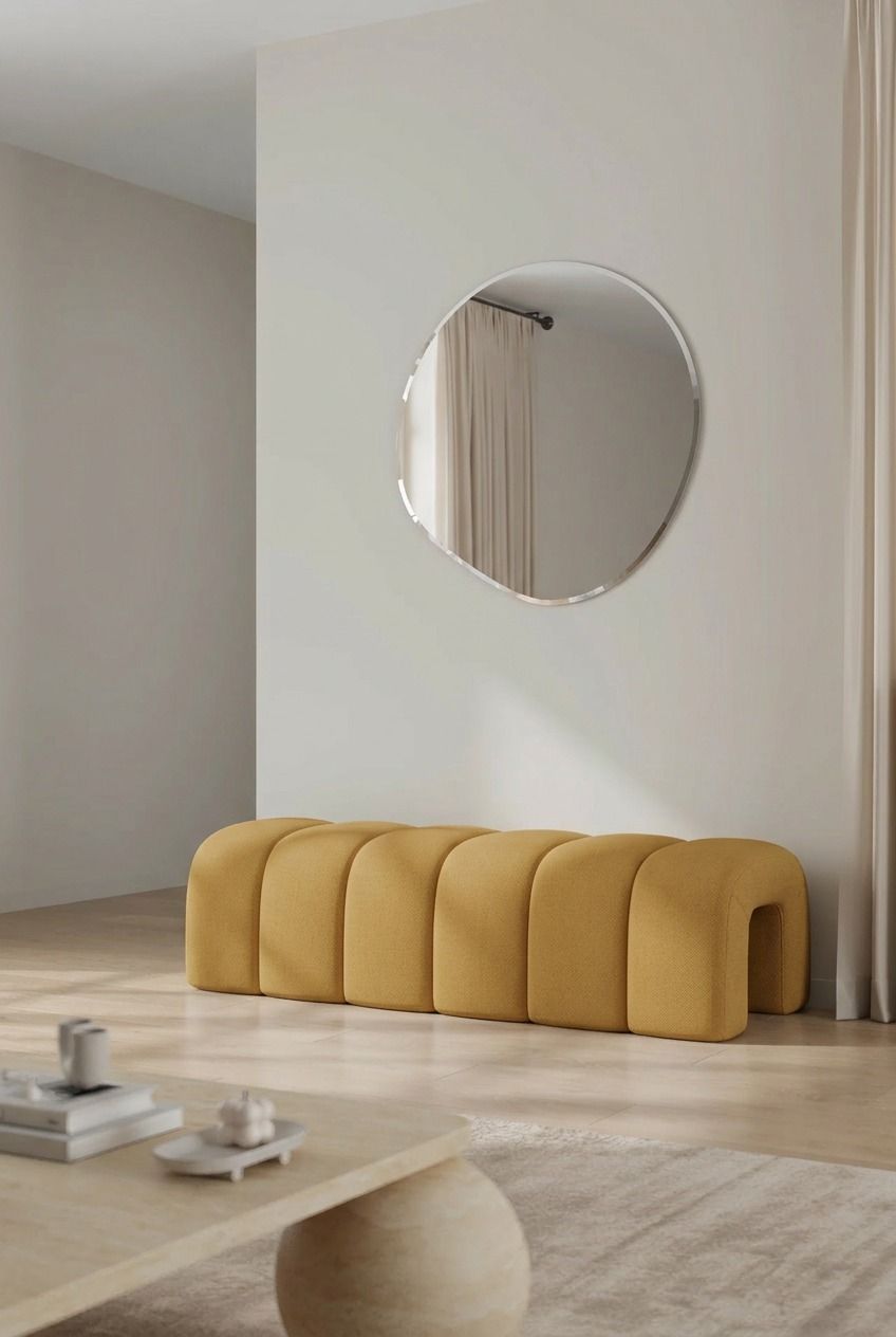 Graciell Mustard Bench