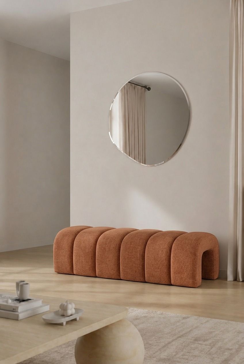 Graciell Warm Terracotta Bench