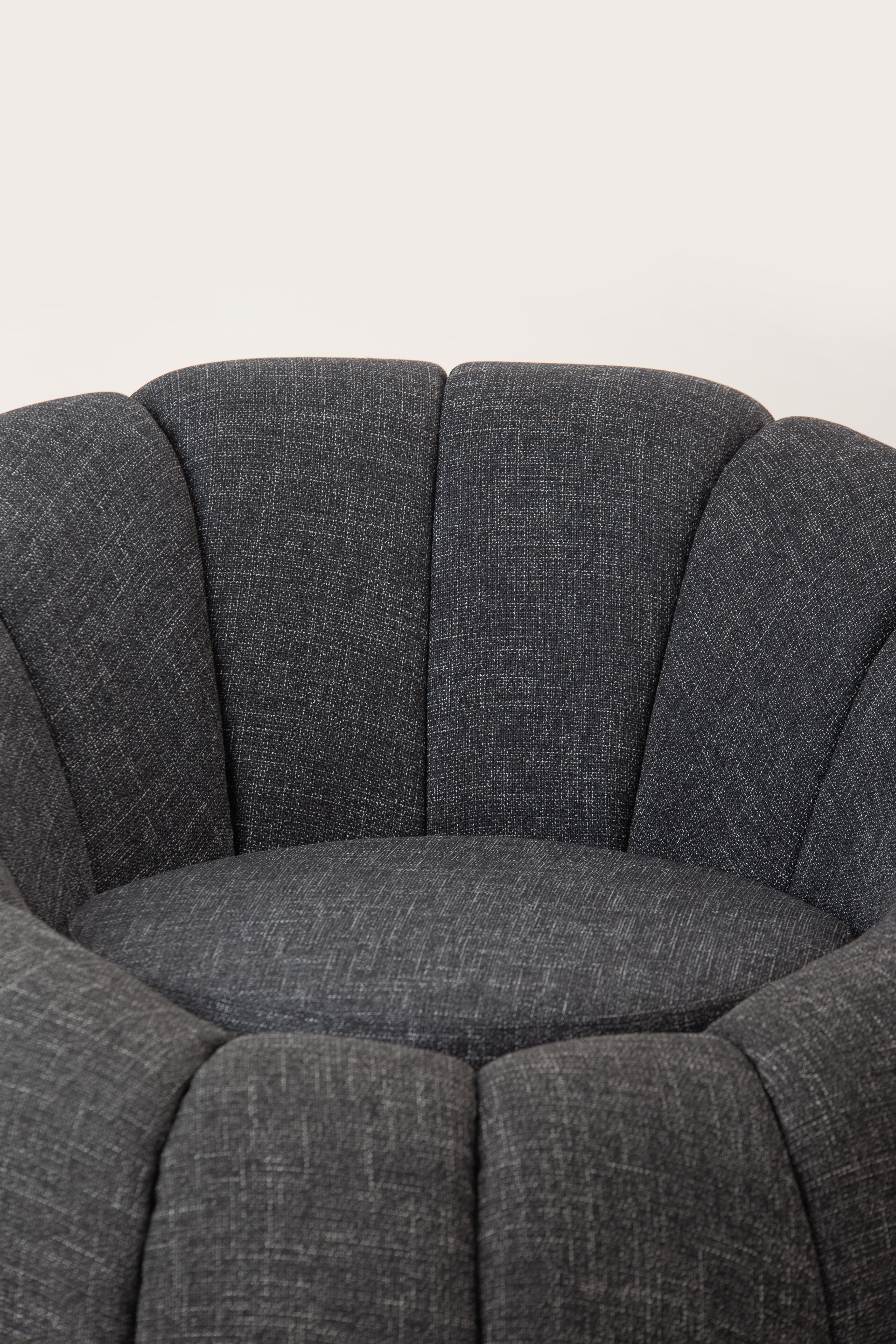 Grey Blossom Arm Chair