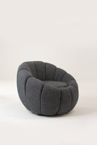 Grey Blossom Arm Chair