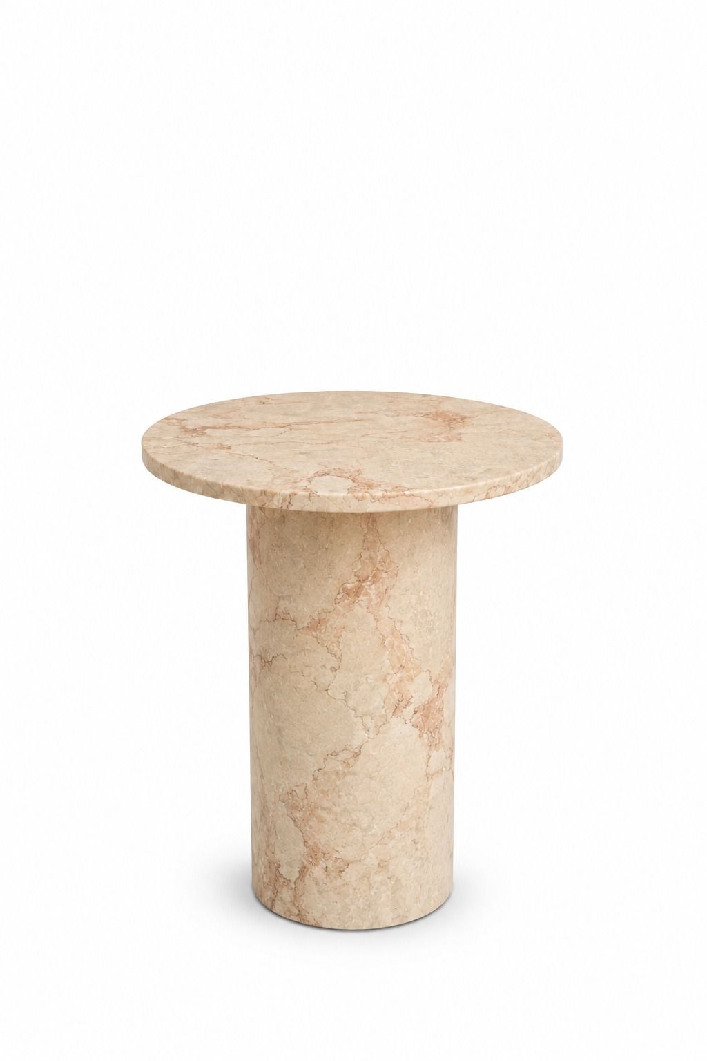 Harriet Jerusalem Stone Marble Side Table