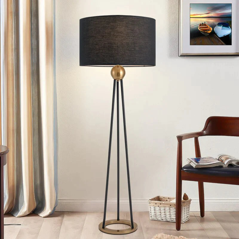 Retro Style Fabric Floor Lamp Homekode 