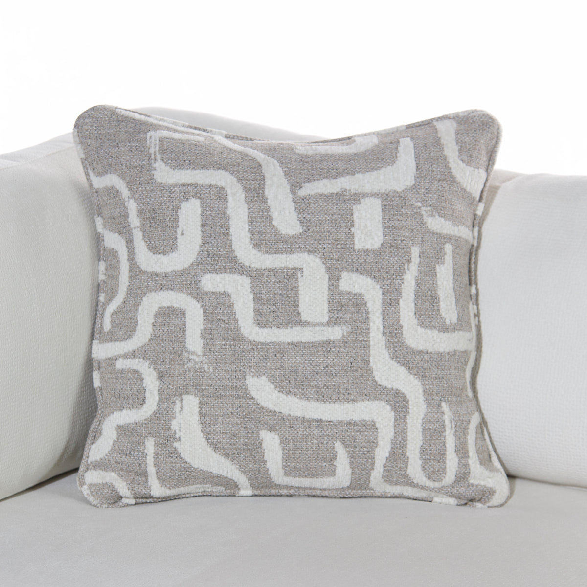 Sahara Script Cushion With Filler for Cozy Sofa and Bed Decor – Homekode