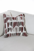 Crimson Script Cushion With Filler