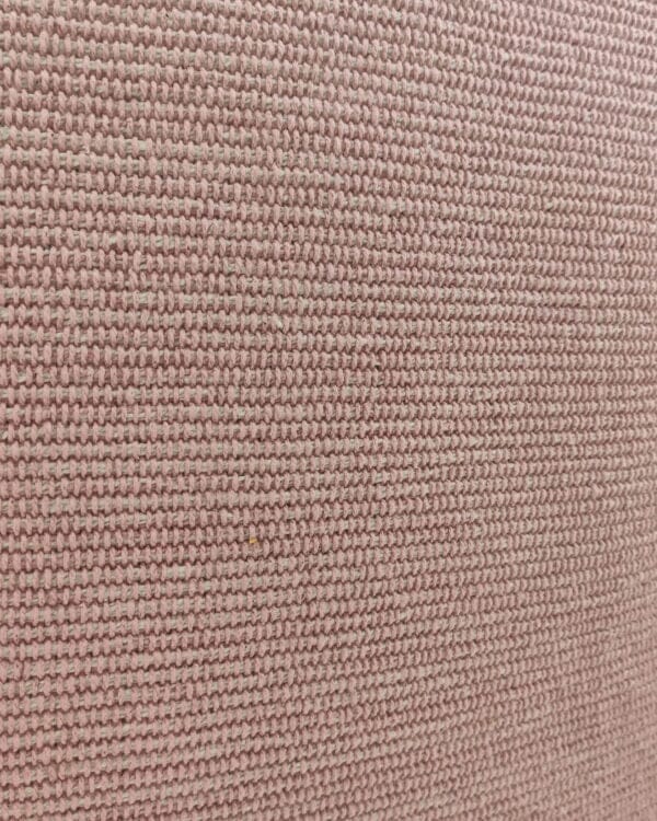 Pink Rib Cotton Pouf (50x50x30 CM)
