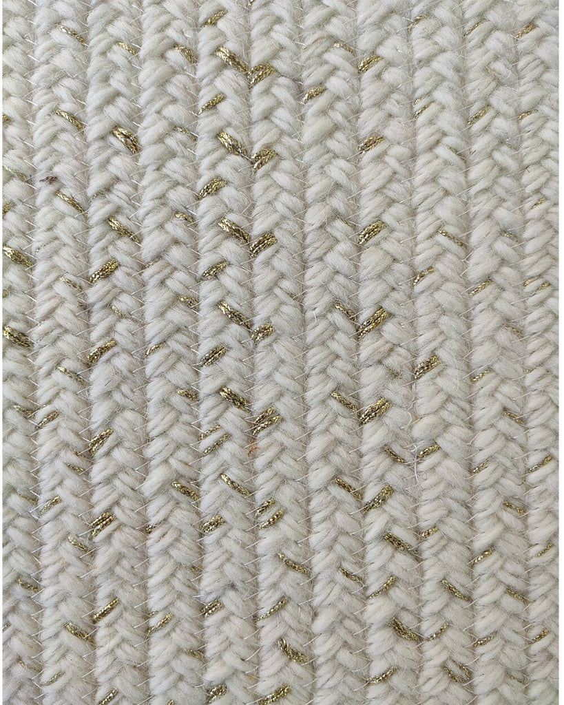 Golden Halo - Wool Braided Rug (80x200 CM)