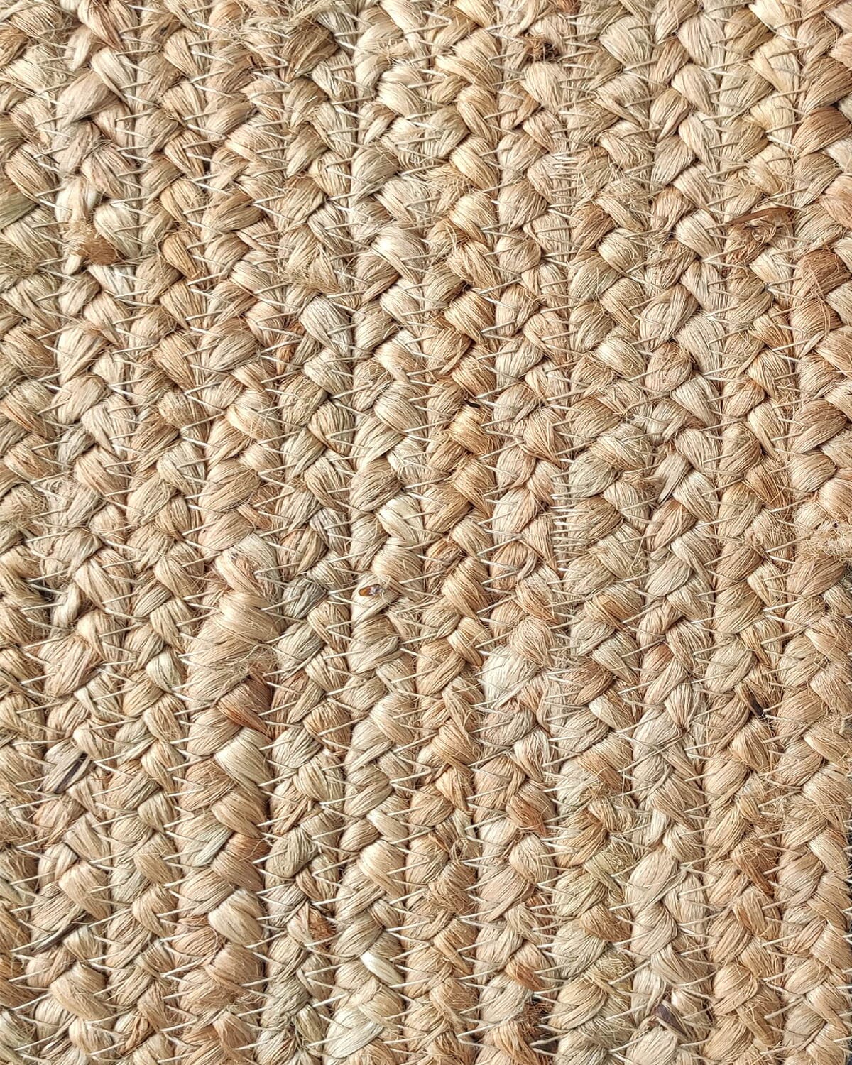 Oval Vista - Natural Jute Hallway Rug (80x200 CM)