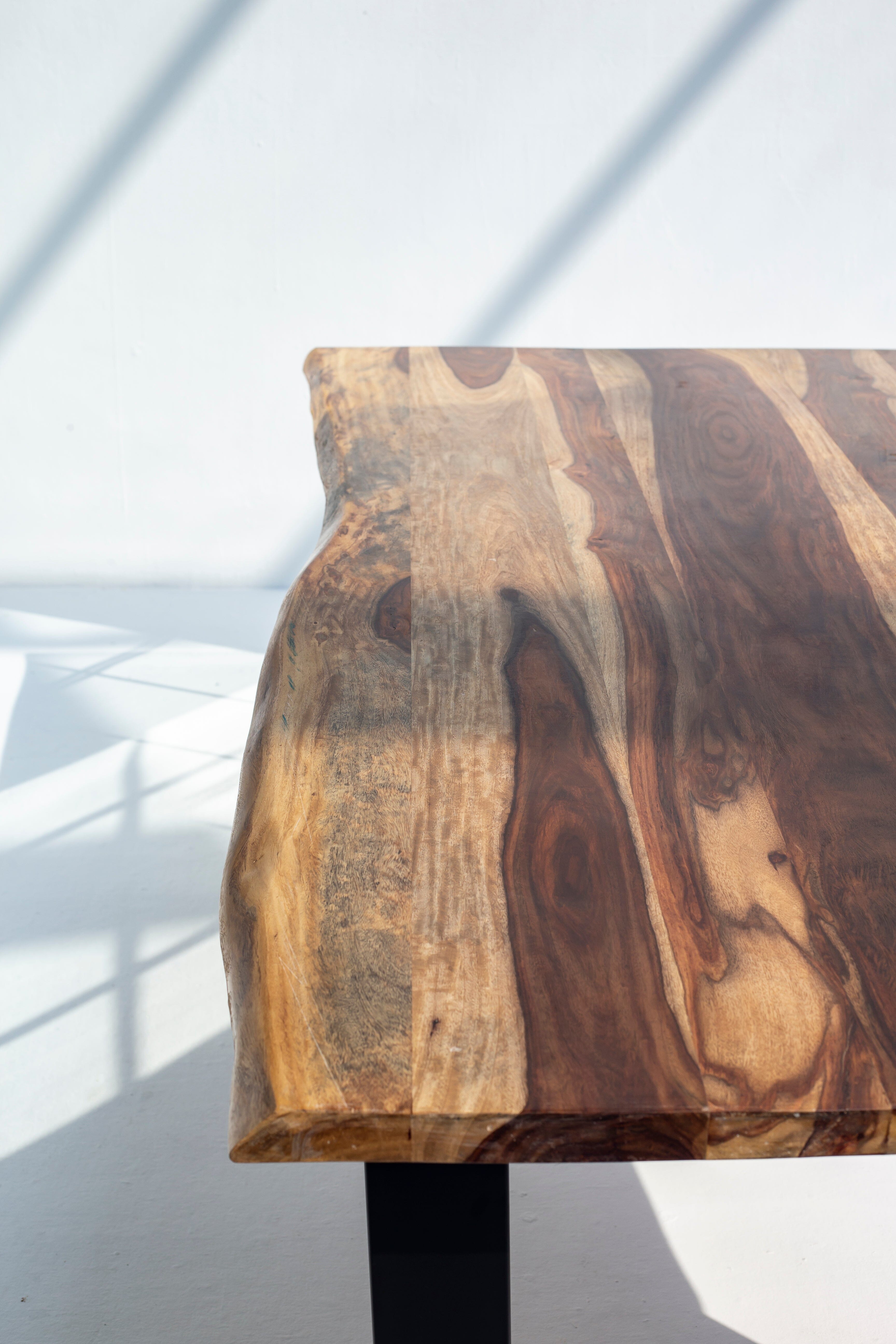 Isabella Rose Wood Top Dining Table