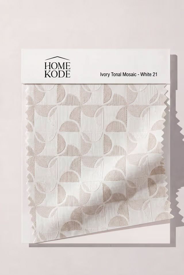 Ivory Tonal Mosaic - White 21