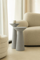 Jace Ash Grey Microconcrete Side Table