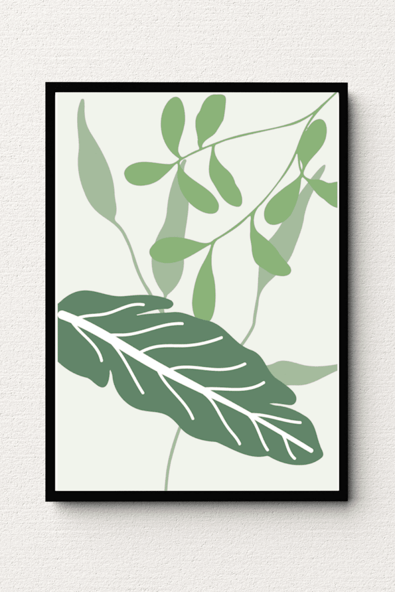 Jungle Leaves Wall  