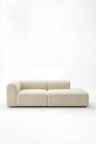 Kallia Cream Boucle 2 Seater Modular Chaise Sofa