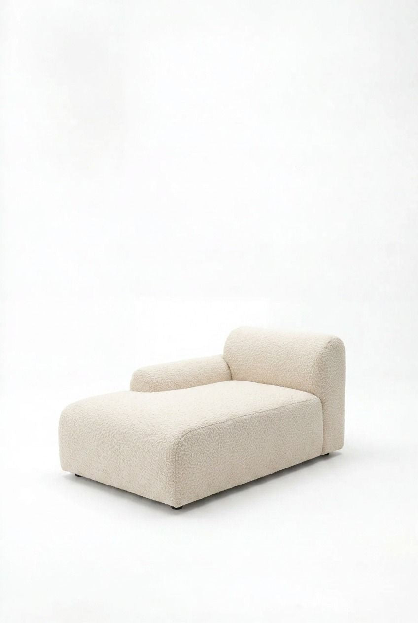 Kallia Cream Boucle Chaise Module