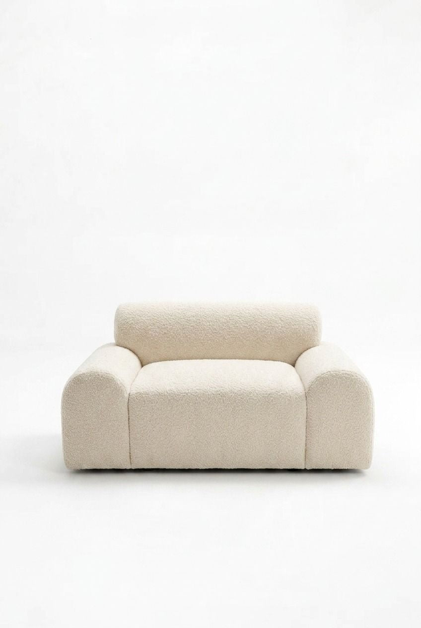 Kallia Cream Boucle Sofa Chair