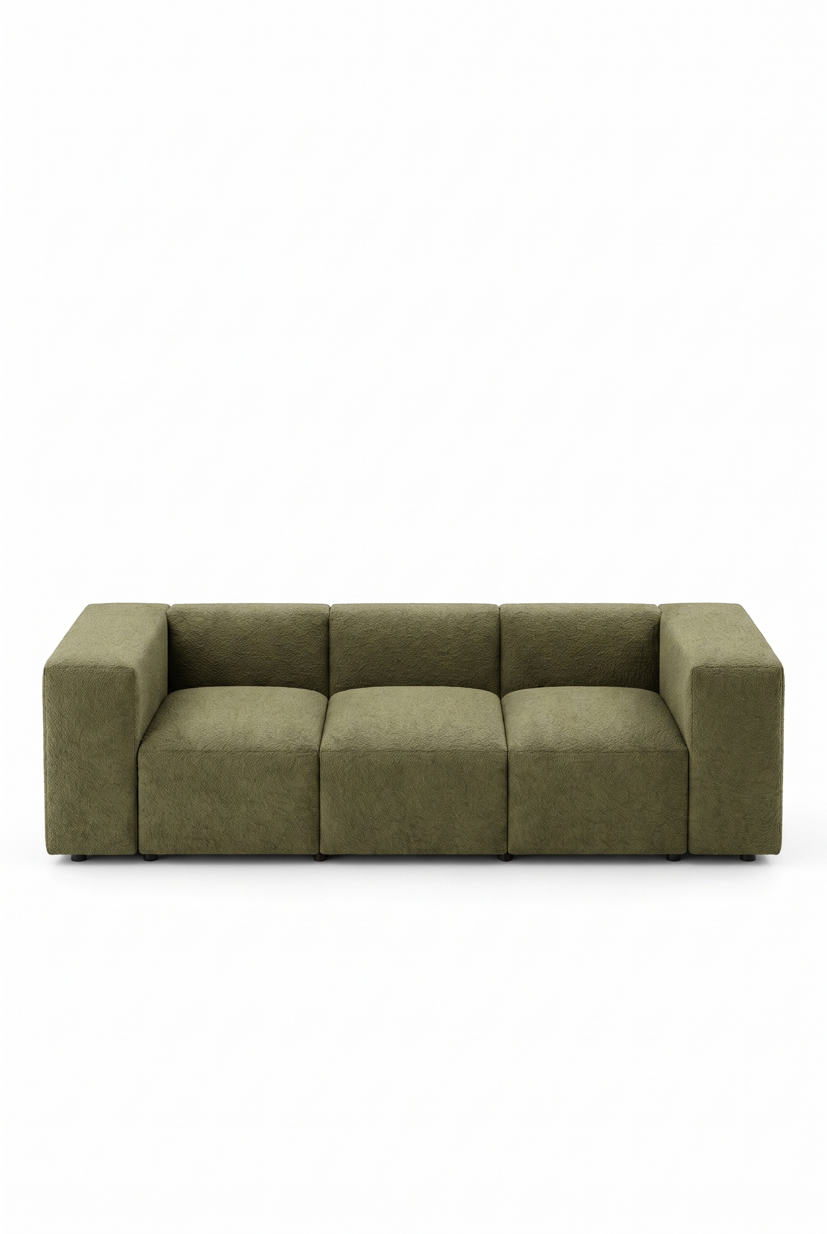 Karina Light Olive Green 3 Seater Sofa