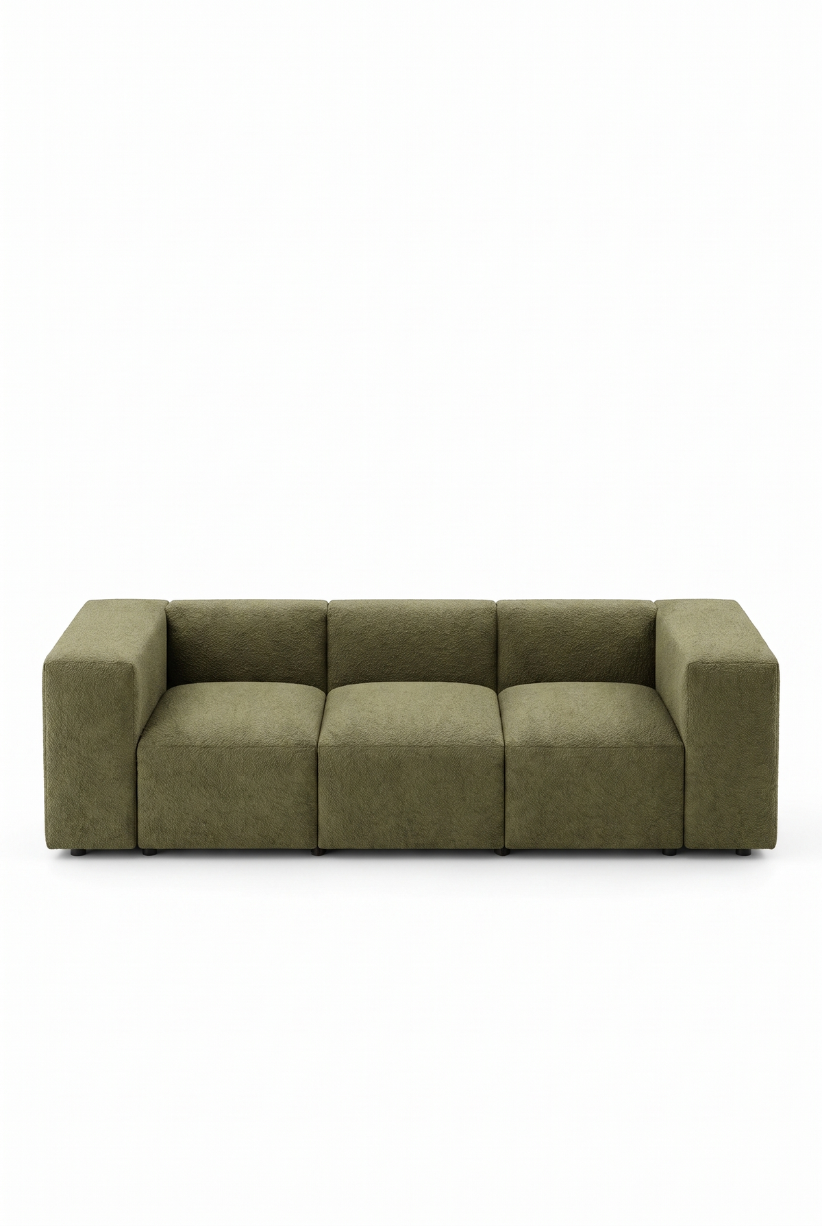 Karina Light Olive Green 3 Seater Sofa