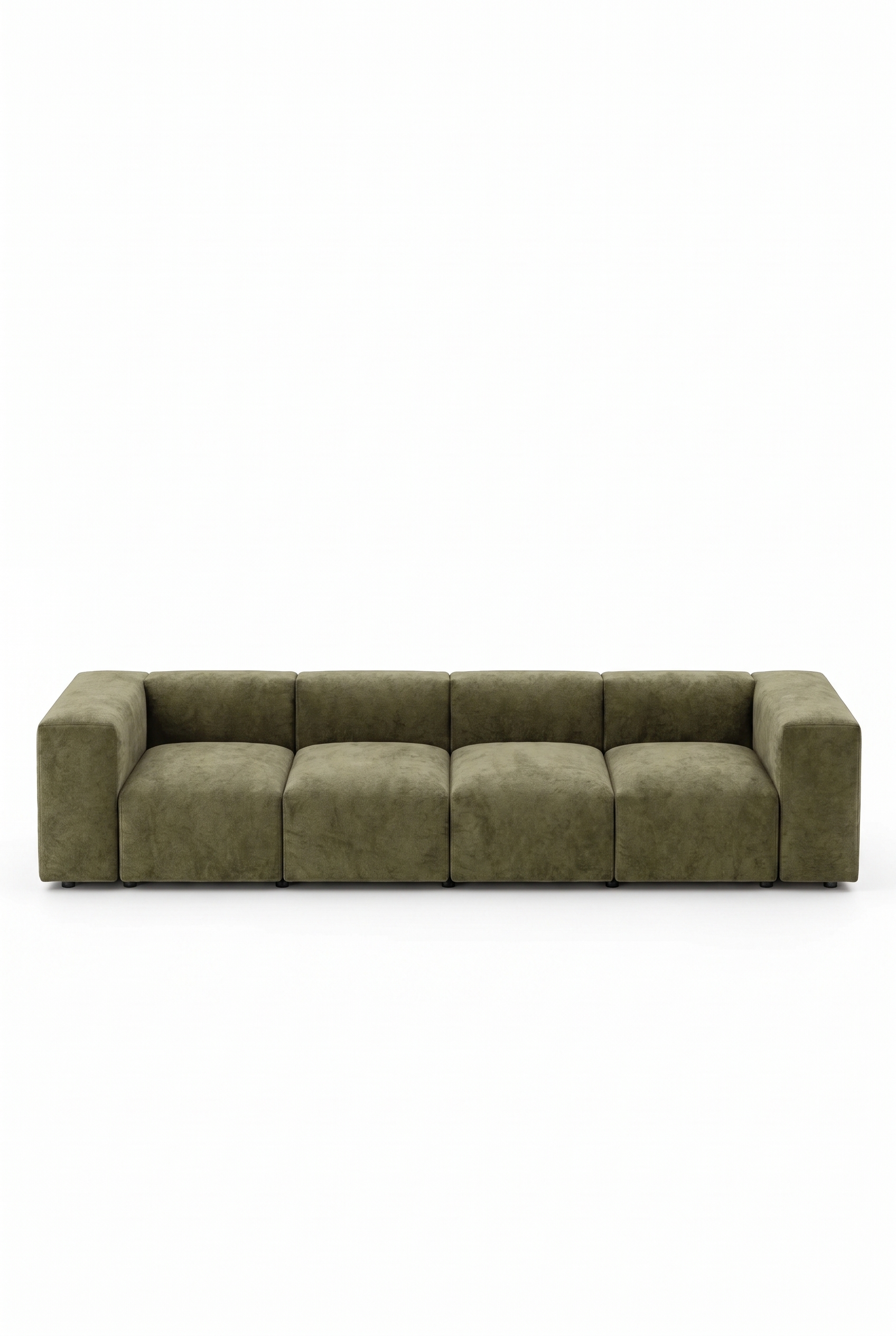 Karina Light Olive Green 4 Seater Sofa