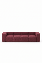 Karina Mulberry 4 Seater Sofa