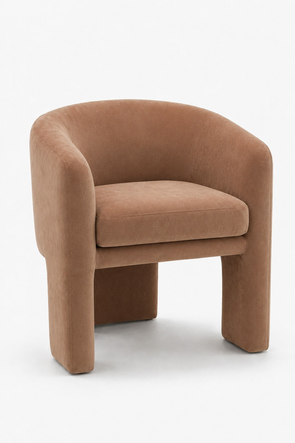 Kendra Camel Brown Lounge Chair