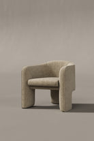 Kendra Warm Biscotti Lounge Chair