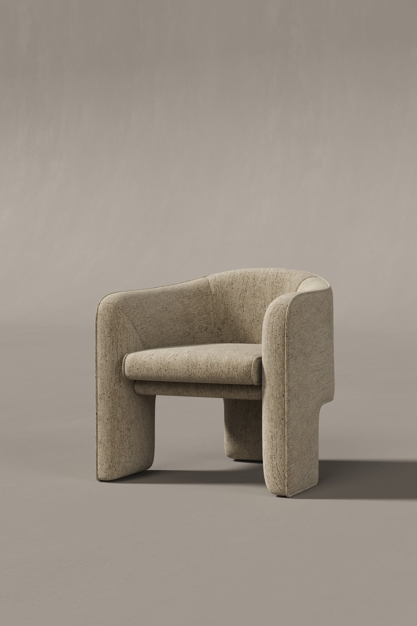 Kendra Warm Biscotti Lounge Chair