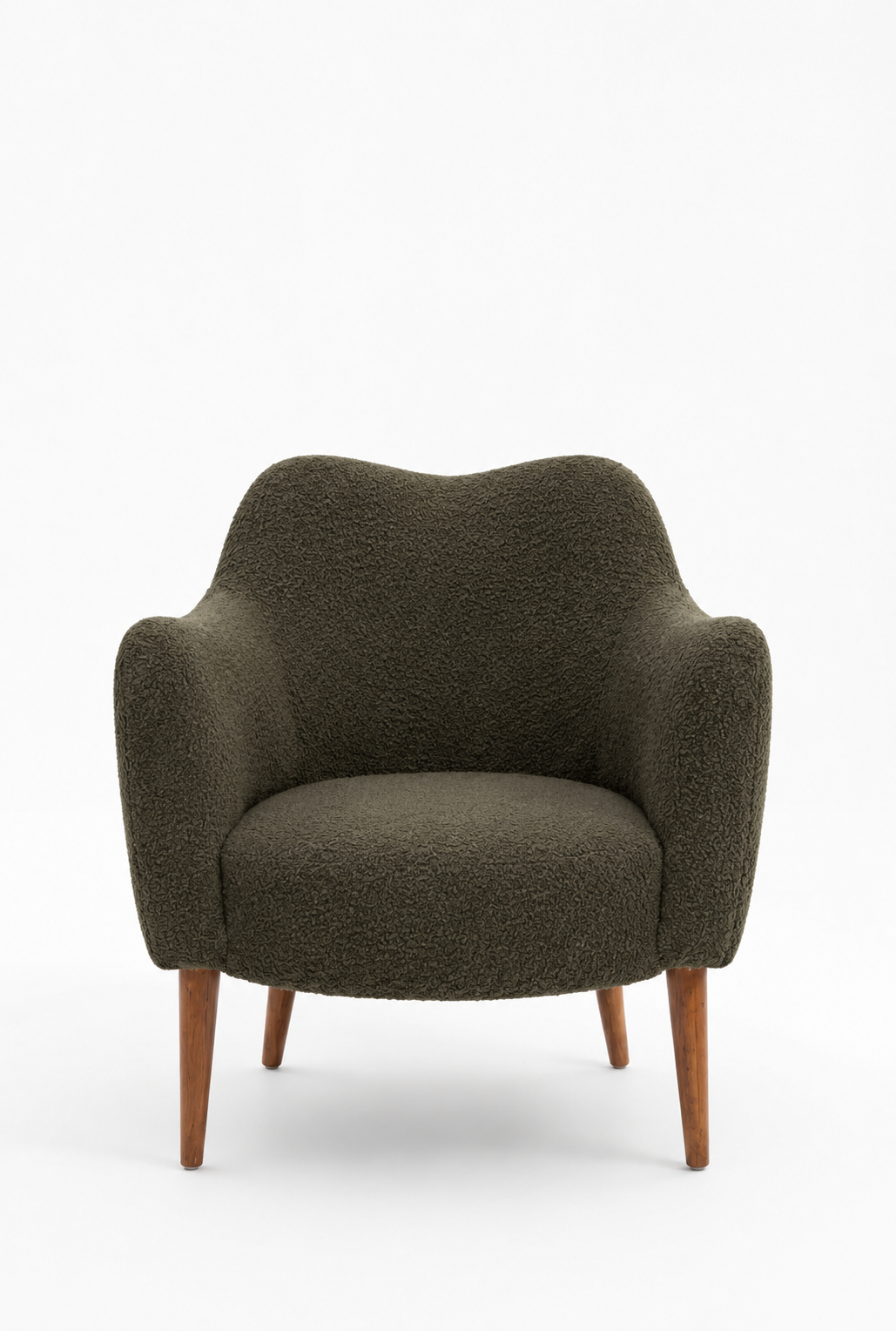 Kent Olivewood Armchair with Irregular Top