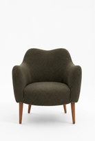 Kent Olivewood Armchair with Irregular Top