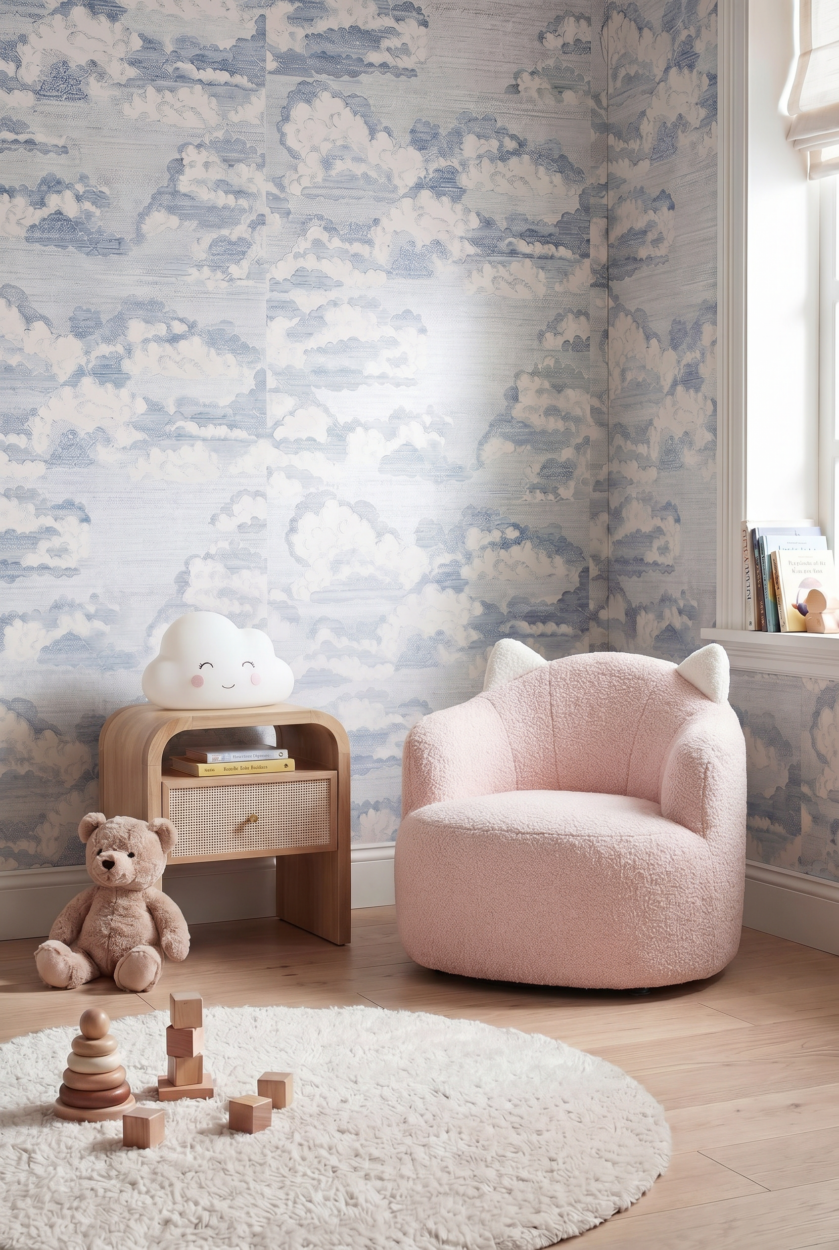 Kiki Kids' Pink Sofa Chair