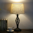 Fabric Shade Table Lamp Home Homekode 