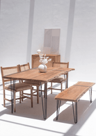 Laronia Dark Acacia Dining Table (7 Sizes)