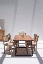 Laronia Dark Acacia Dining Table (7 Sizes) 