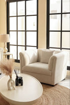 Liana Stone Ivory Sofa Chair
