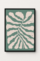 Light Beige Algae Matisse Abstract Wall Art