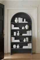 Luciana Midnight Grey Microconcrete Display Shelf