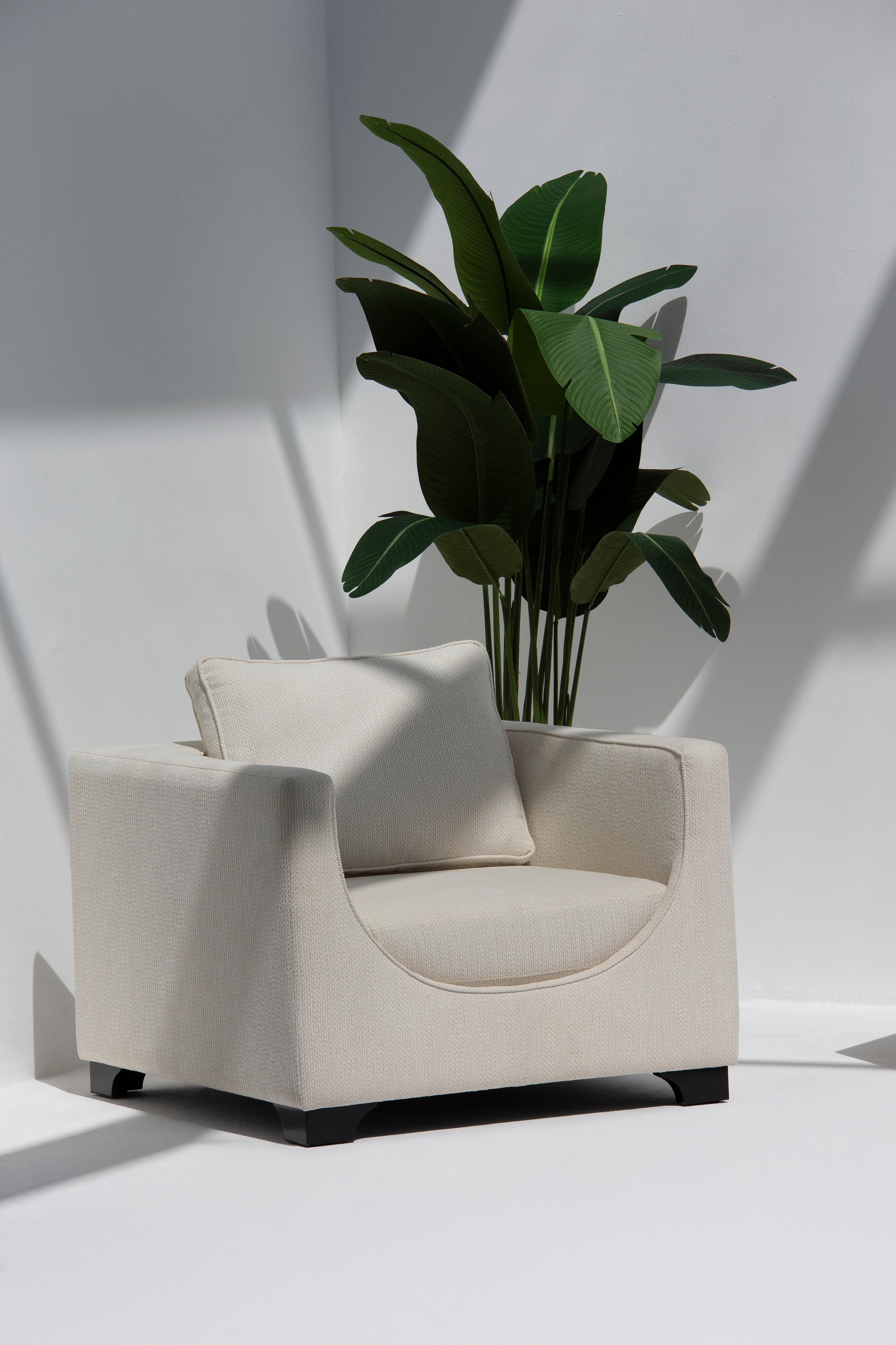 Malvina Beige Sofa Chair