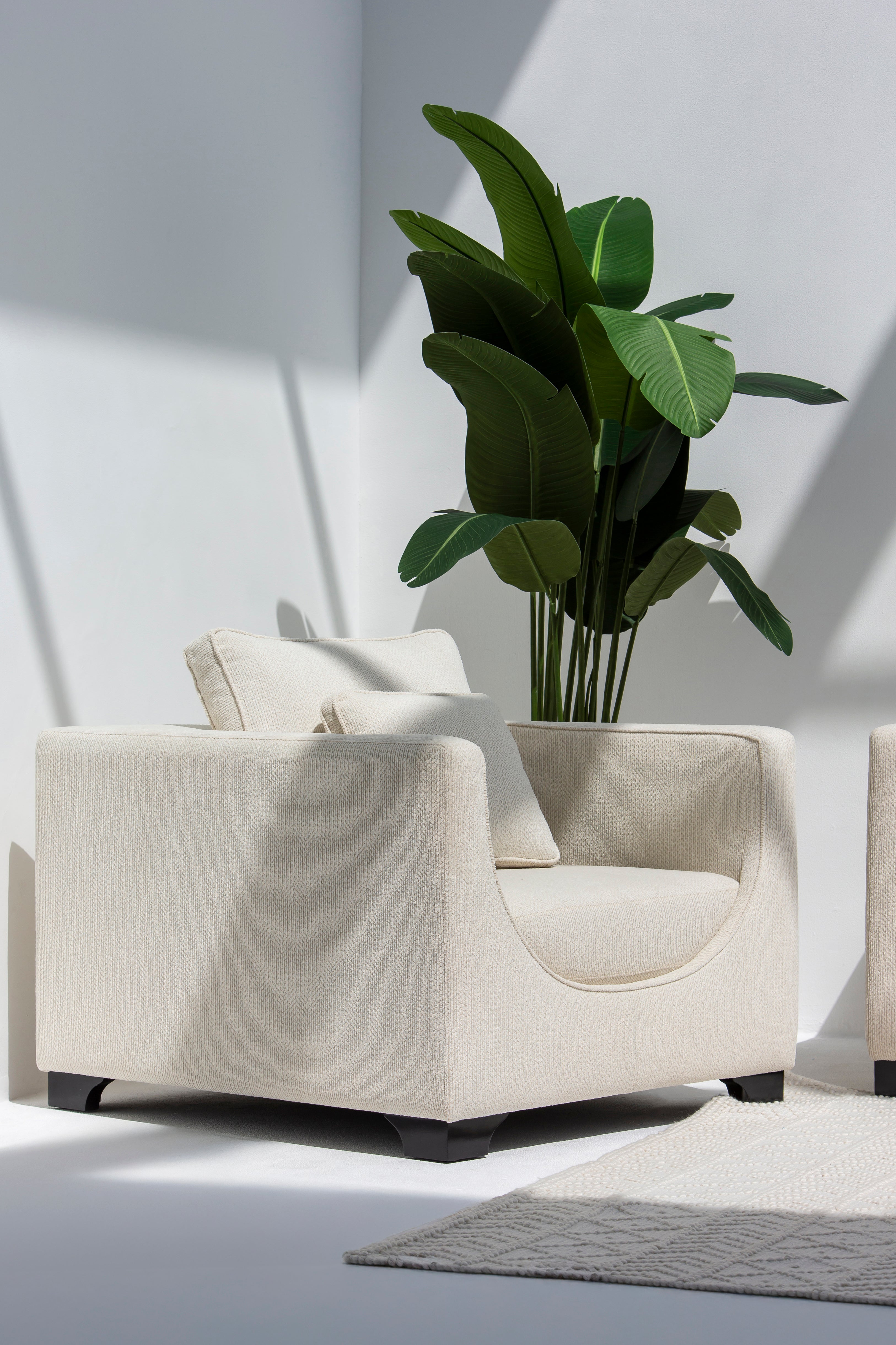 Malvina Beige Sofa Chair