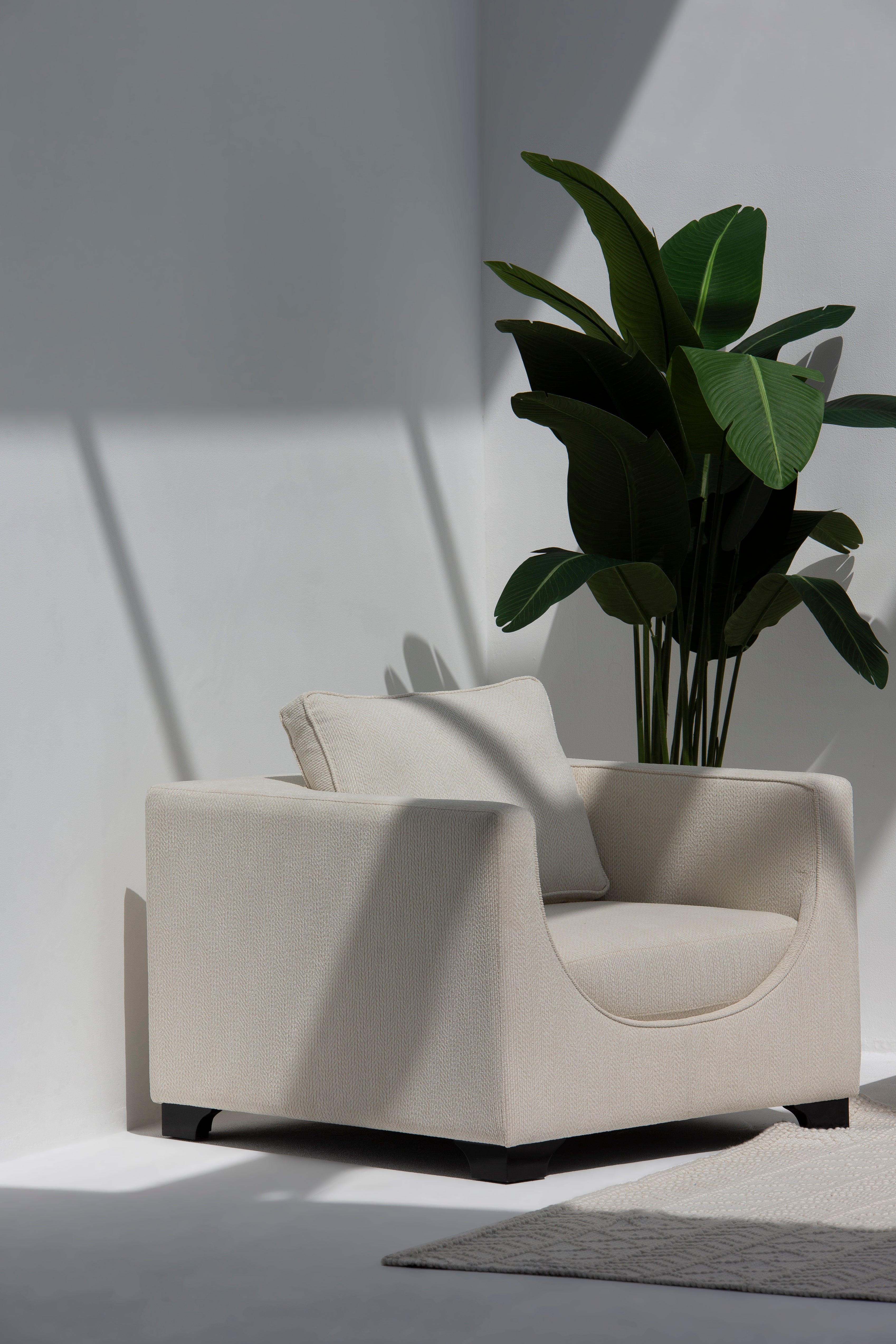 Malvina Beige Sofa Chair