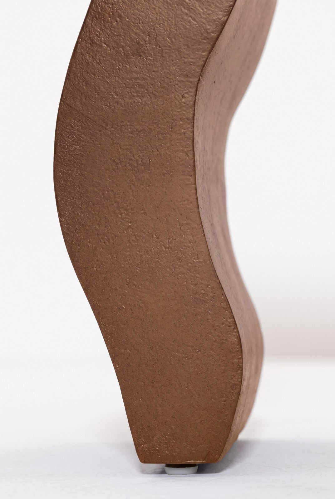 Marelle Mocha Wavy Legs Microconcrete Console Table